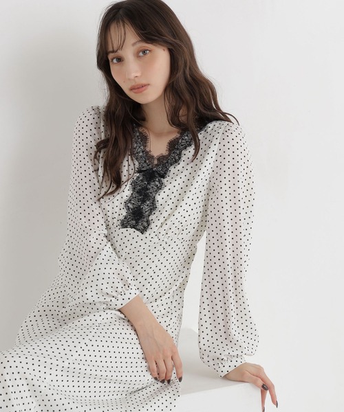 Natural Beauty Basic レースワンピース NATURAL BEAUTY BASIC（ナチュラルビューティーベーシック