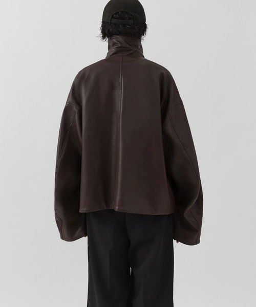 Lui's（ルイス） ブルゾン アウター 「Neucon」WIDE BOX ZIP LEATHER