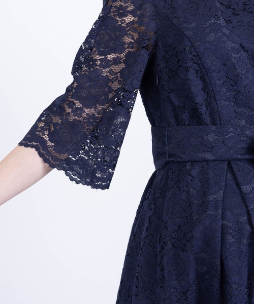 マタニティ 総レース クラシック ロングドレス　「マタニティ　産前産後」 | SweetMommy(授乳服&マタニティ) | 21