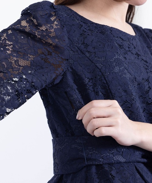 マタニティ 総レース クラシック ロングドレス　「マタニティ　産前産後」 | SweetMommy(授乳服&マタニティ) | 22