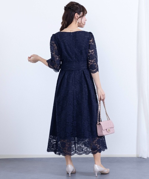 マタニティ 総レース クラシック ロングドレス　「マタニティ　産前産後」 | SweetMommy(授乳服&マタニティ) | 11