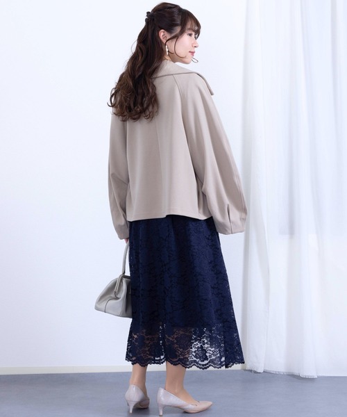 マタニティ 総レース クラシック ロングドレス　「マタニティ　産前産後」 | SweetMommy(授乳服&マタニティ) | 17