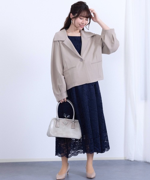 マタニティ 総レース クラシック ロングドレス　「マタニティ　産前産後」 | SweetMommy(授乳服&マタニティ) | 13