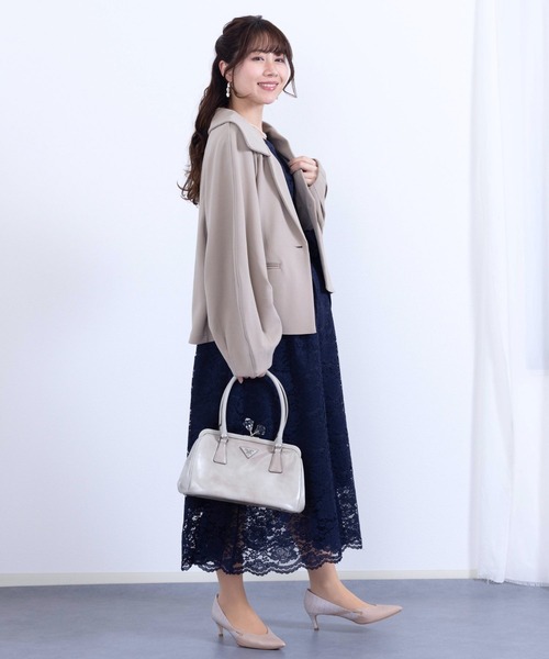 マタニティ 総レース クラシック ロングドレス　「マタニティ　産前産後」 | SweetMommy(授乳服&マタニティ) | 16