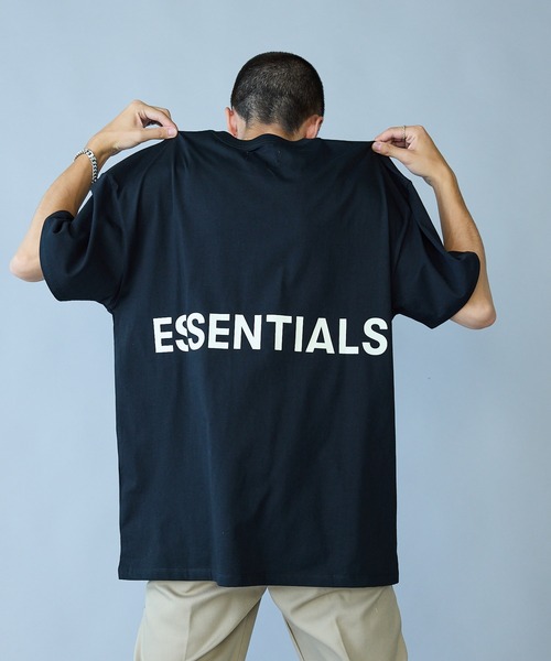 SG00001 ESSENTIALS エッセンシャルズ 半袖Tシャツ S ブラック メンズ [0000000000523] FOG ESSENTIALS（エフオージーエッセンシャルズ） tシャツ Fear of God