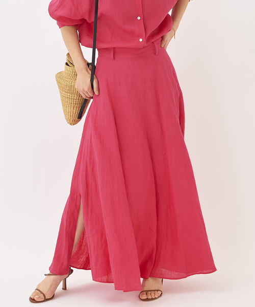 スカート Slit Linen スカート◇ : 63003561 : ZOZOTOWN Yahoo!店  