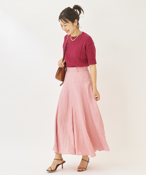 plage スカート Slit Linen スカート◇ : ZOZOTOWN Yahoo!店