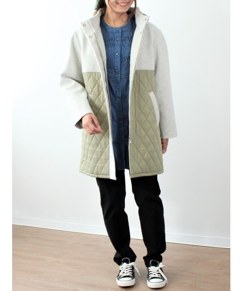 MINT BREEZE - ミントブリーズ ダウンベスト L カーキ レディース〈新品未使用〉 楽天市場】【セール L〜5L】ジッパー ポケット ダウンジャケット