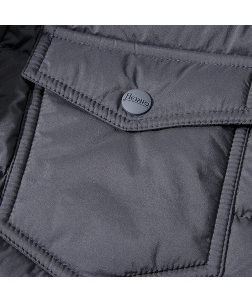 ダウンジャケット ダウン HERNO LA DENIM DOWN JACKET ヘルノ Ｇジャンタイプ ダウンジャケット メンズ レディースの画像