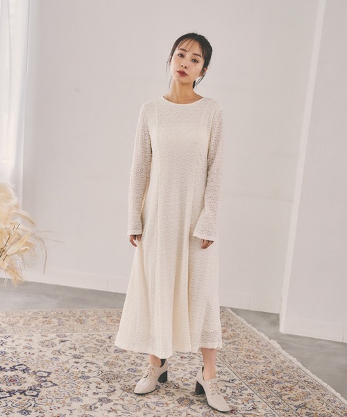 【韓国ブランド】レースダイナミックロングワンピースN423 ワンピース 「ZOZO限定」レースロングワンピース : ZOZOTOWN