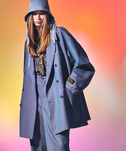 LIMITED EDITION】Dress-Over Peaked Lapel Semi-Double