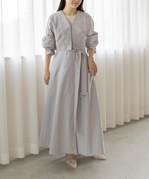 RANDA（ランダ） トレンチコート コート マルチWAYラッフルカラー