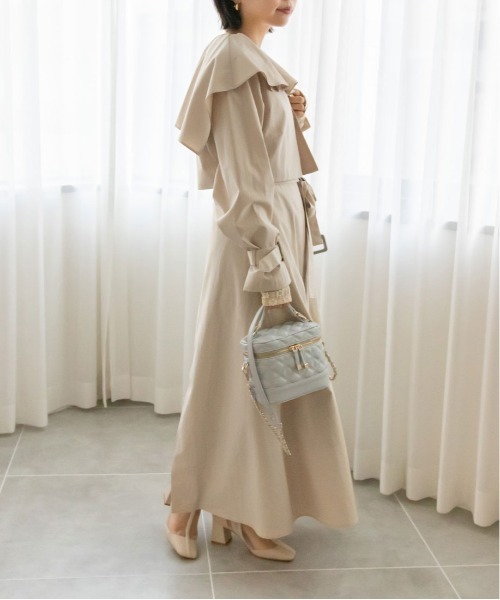 RANDA（ランダ） トレンチコート コート マルチWAYラッフルカラー