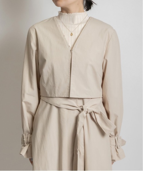 RANDA（ランダ） トレンチコート コート マルチWAYラッフルカラー