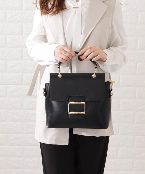 ブラックレザー ショルダーバッグ レザーショルダーバッグ black ＜XL＞ – PINT_MN