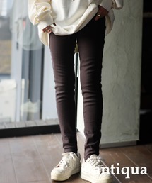 antiqua パンツ サルエルラインスキニーパンツ レディース