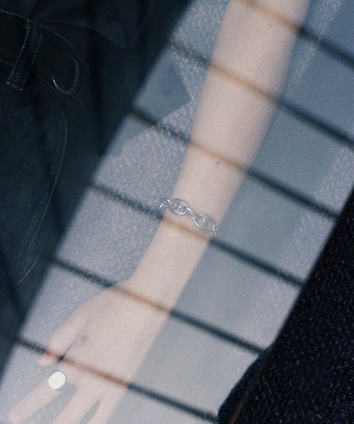 WYM LIDNM ブレスレット CHUNKY CHAIN BRACELET / ANCHOR メンズ