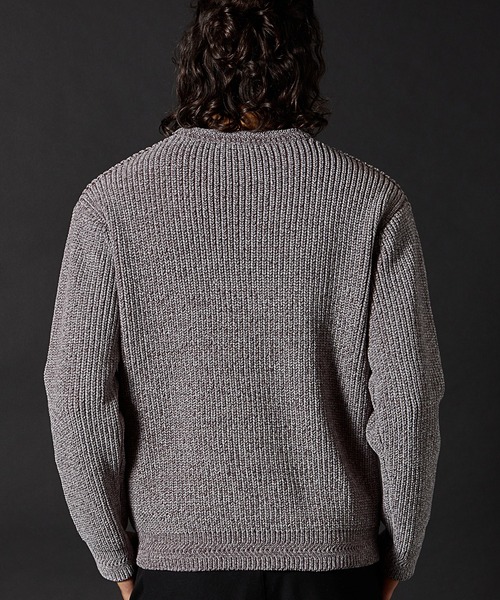 RATTLE TRAP（ラトルトラップ） セーター ニット 引き揃え畦編みモール