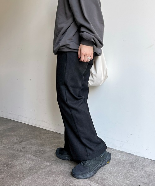 CPCM スラックス パンツ 「低身長/高身長」ウールライクタック