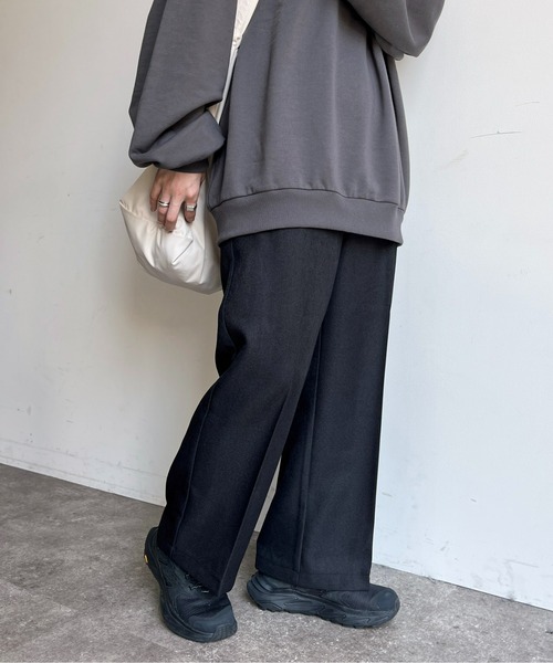 Futier Land スラックス パンツ ハイウエストキャミサロペット