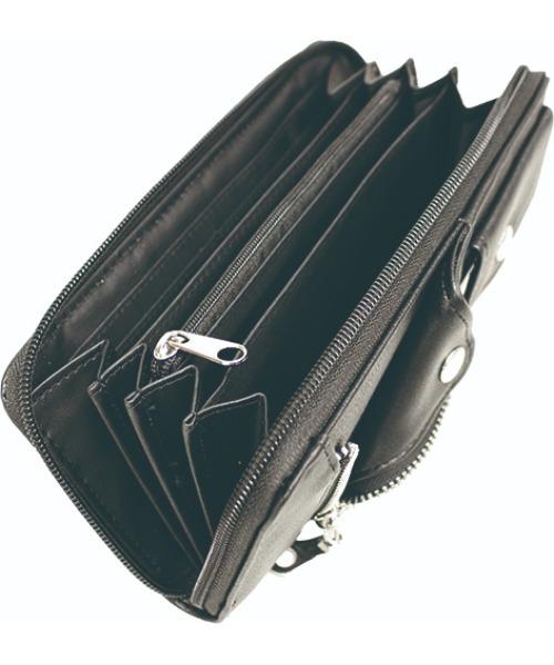 DEVICE（デバイス） 財布 ライダースジャケット デザイン ラウンド長