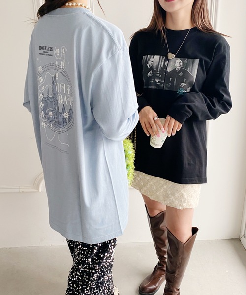tシャツ HarryPotter/YULEBALL/ユールボール/HOGWARTS/ロングスリーブTシャツ/ハリー・ポッター/ハリポタ/映画/アッシュ キャラチョイ tシャツ HarryPotter/YULEBALL/ユールボール