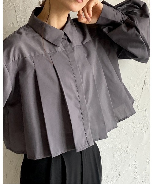 She's Closet ブラウス シャツ ボリュームスリーブレギュラー
