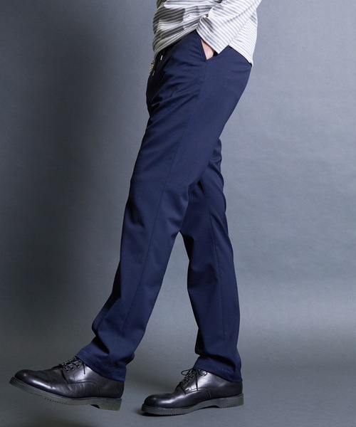 Magine パンツ T/W GABADINE SHIRRING PANTS:ウール混ギャバ