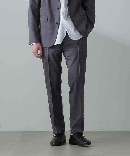 NANO universe スラックス 「N TROUSERS」サマーウールTW