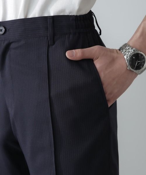 【未使用に近い】WIRROW サマーウールパンツ　スラックス 未使用に近い】WIRROW サマーウールパンツ スラックス