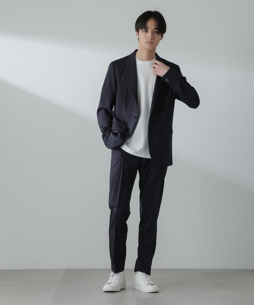 NANO universe スラックス 「N TROUSERS」サマーウールTW