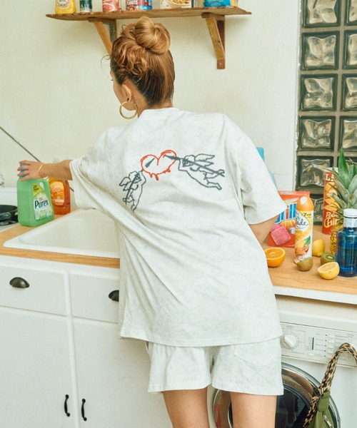INTER FACTORY（インターファクトリー） tシャツ AINA - タイダイ刺繍