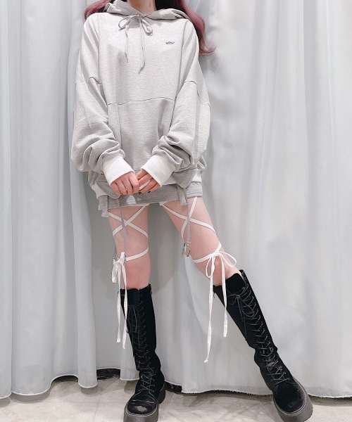 lilLilly（リルリリー） パンツ クロスリボンショートパンツ