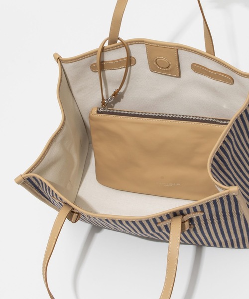 GIANNI CHIARINI ハンドバッグ MARCELLA STRIPE ジャンニ