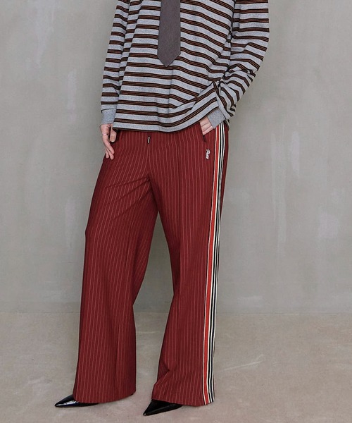 高い信頼 厚い信頼 MAISON SPECIAL パンツ Side Line Jersey Straight Pants/サイド パンツ