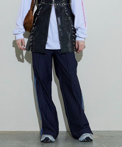 MAISON SPECIAL サイドラインジャージ MAISON SPECIAL（メゾンスペシャル）の「Side Line Jersey Tops