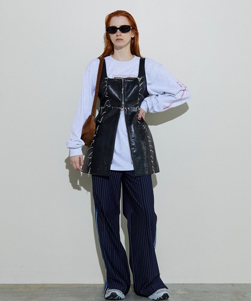 格安 MAISON SPECIAL パンツ Side Line Jersey Straight Pants/サイド トップス