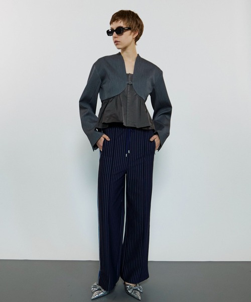 MAISON SPECIAL サイドラインジャージ MAISON SPECIAL（メゾンスペシャル）の「Side Line Jersey Tops
