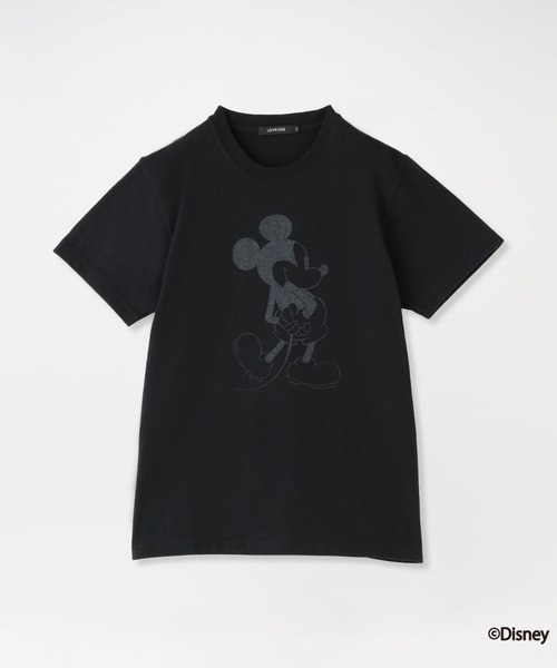tシャツ 「ミッキーマウス / LOVELESS限定プリントTシャツ(バックスタイル)」 レディース