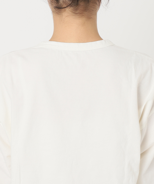FRAMeWORK tシャツ Tシャツ ロゴロングスリーブTEE レディース