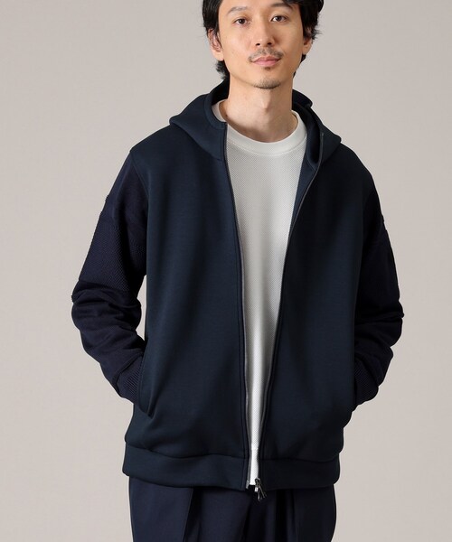 TAKEO KIKUCHI（タケオキクチ） パーカー 「Made in JAPAN」ニット