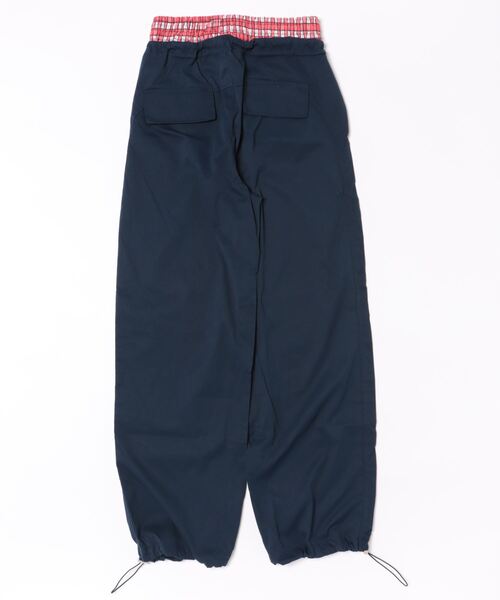 スウェットパンツ ジャージ チェック レイヤード ワイドパンツ レディース | GEMEDA | 16