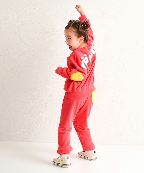 トレーナー 「WEB限定」バックロゴトレーナー キッズ 子供服 男の子 女の子の画像