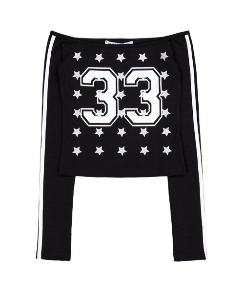 tシャツ 「SETUP‐EXE」33 STAR OFF-SHOULDER SET レディース SETUPEXE tシャツ 「SETUP‐EXE」33 STAR OFF-SHOULDER SET