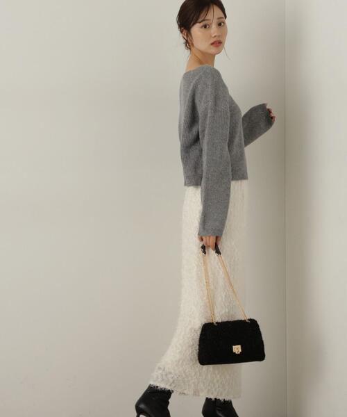 PROPORTION BODY DRESSING スカート 3Dレースタイトスカート