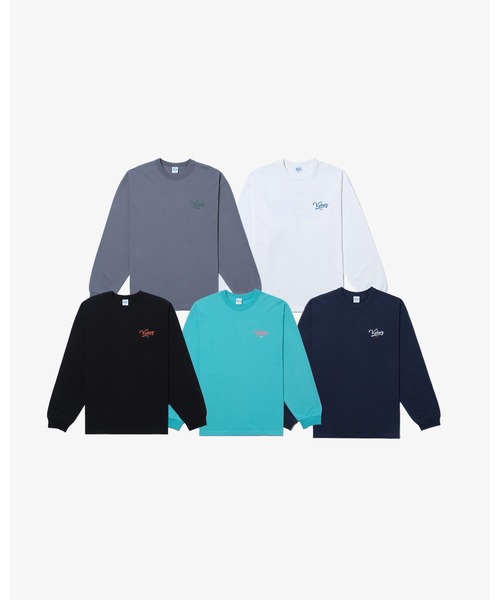 Keboz ケボズ TUS L/S TEE / 長袖 Tシャツ L ロンT Keboz◇長袖Tシャツ/L/コットン/BLU/水色/ロンT/クルーネック