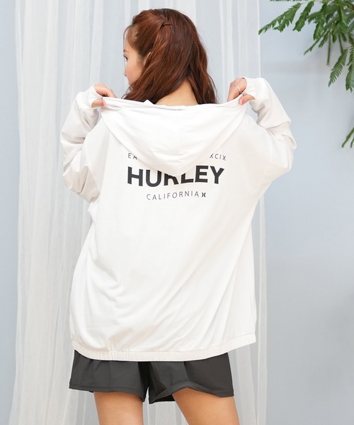 ☆Hurley☆レディース ジップアップラッシュガード 人気! ☆Hurley☆レディース ジップアップラッシュガード 人気