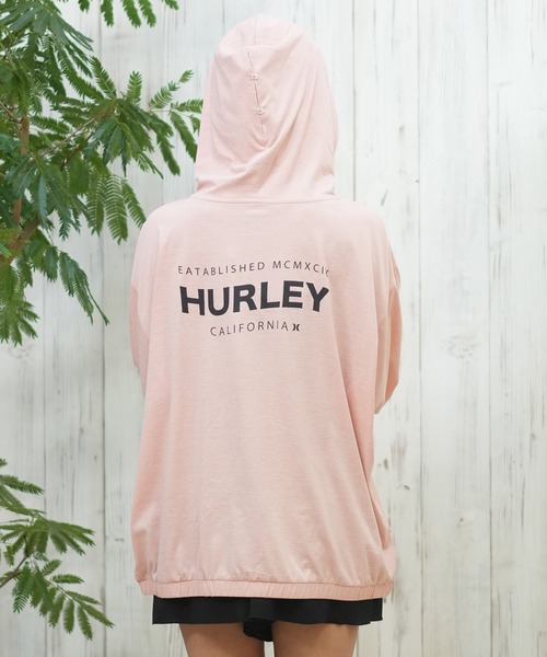 ☆Hurley☆レディース ジップアップラッシュガード 人気! Hurley ラッシュガード Hurley/ハーレー ジップアップラッシュ