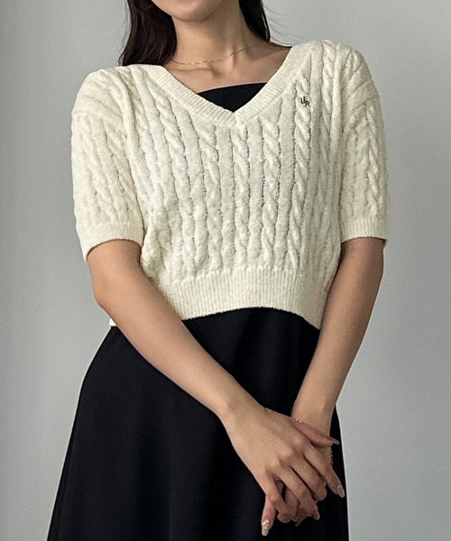 y*o様 ショートニット×キャミワンピースセット NOMAE ワンピース ショートニット×キャミワンピースセット