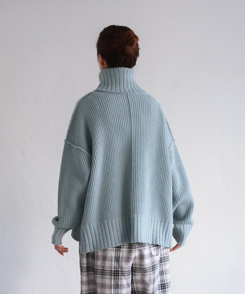 ニット セーター うずもるネックな春色ニット レディース 楽天市場】うずもるネックな春色ニット M/L/LL/3L/4Lサイズ
